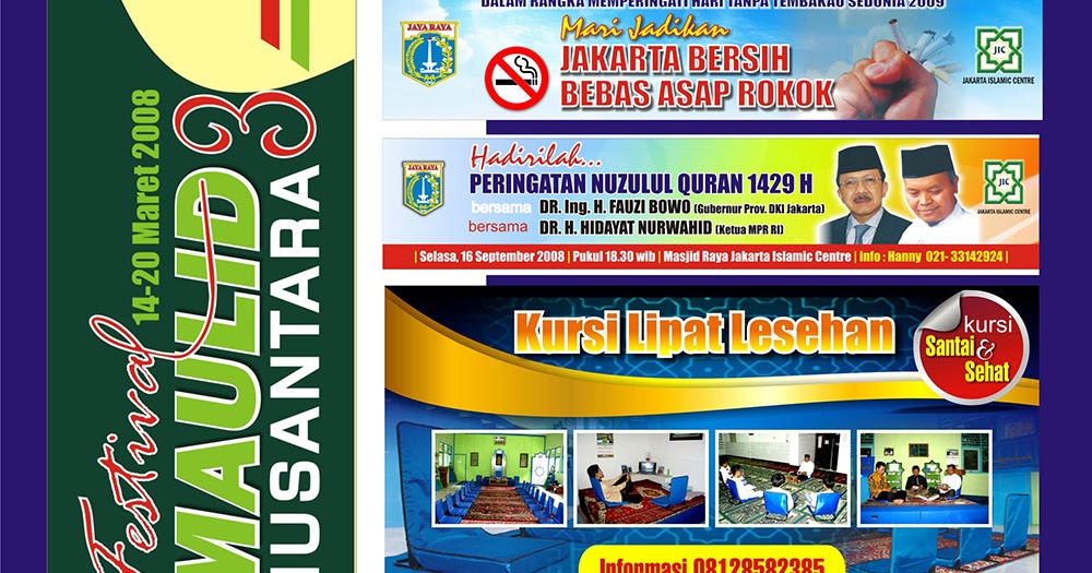 Contoh Spanduk, desain spanduk, warnet, cara buat spanduk 