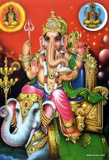 lord ganesha sitting on elephant images