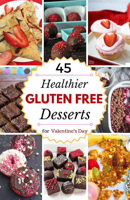 45 Healthier Gluten Free Desserts for Valentine's Day