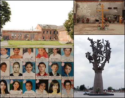 Photos of the victims at Beslan school number 1