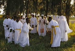 Cherubim and Seraphim worshippers in Nigeria