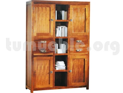 mueble libreria en teca 4120