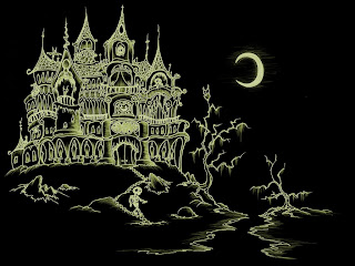 Halloween Night Background Photo