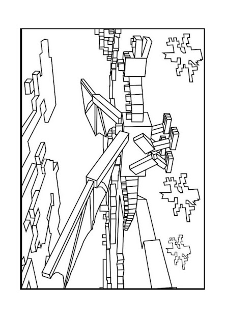 Minecraft Ender Dragon   Minecraft Coloring Ebook Edition  With Printable  Minecraft Coloring Pages 