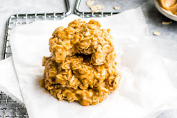 No Bake Peanut Butter Protein Cookies