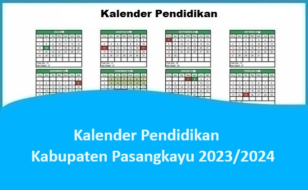 Kalender Pendidikan Kabupaten Pasangkayu 2023/2024