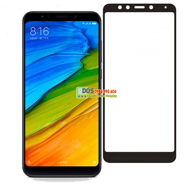 Ốp lưng, kính cường lực xiaomo redmi 5 plus full màn