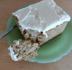 easy zucchini cake with cream cheese frosting