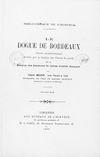 Historia del Dogo de Burdeos - Pierre Megnin