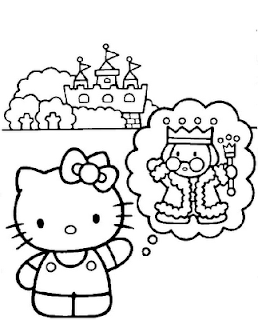 hello kitty coloring pages, kids coloring pages