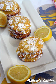 Melissa's Cuisine: Lemon Crinkle Cookies
