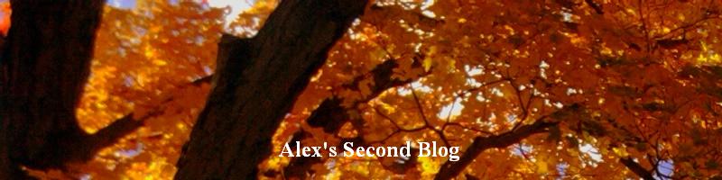 Alex's Second Blog