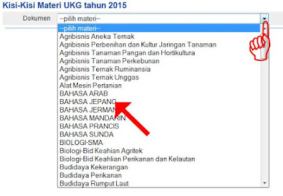 Kisi-Kisi UKG Tahun 2015