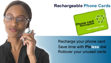 Rechargable phone cards Launched