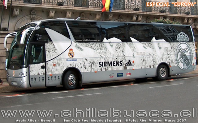 Foto bus club sepak bola Real Madrid Terbaru KAROSERI 