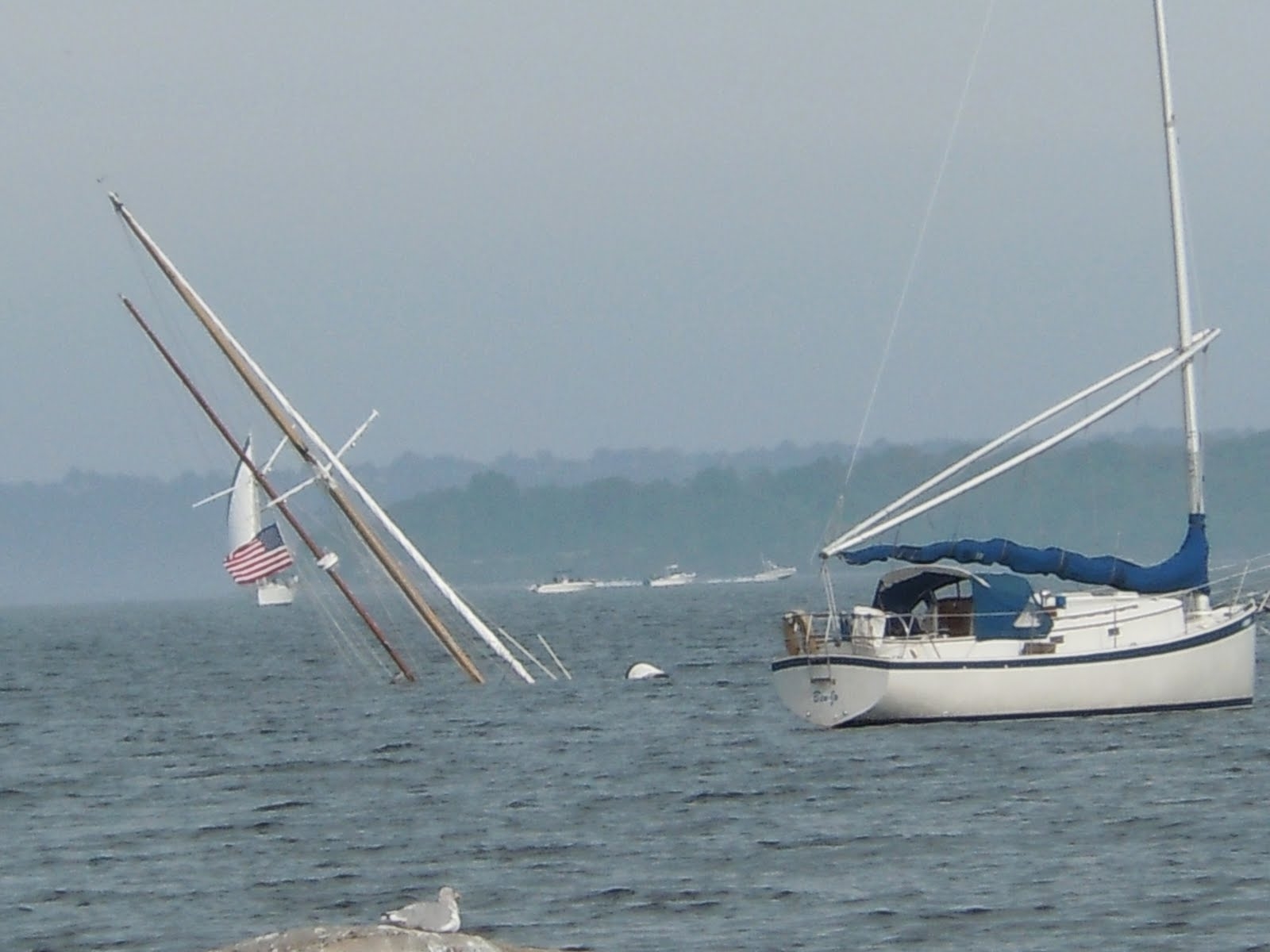 Sinking Sailboat