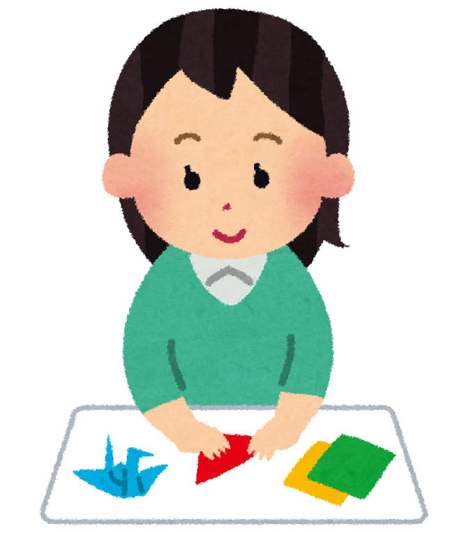 折り紙を折る人のイラスト かわいいフリー素材集 いらすとや 折り紙を折る人のイラスト かわいいフリー素材集 いらすとや