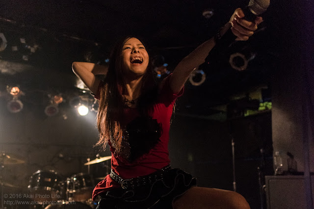 Pop・Rock系singer Chii、モルガーナで撮影したライブの写真