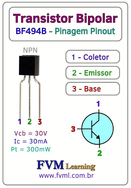 Datasheet-Pinagem-Pinout-Transistor-NPN-BF494B-Características-Substituição-fvml