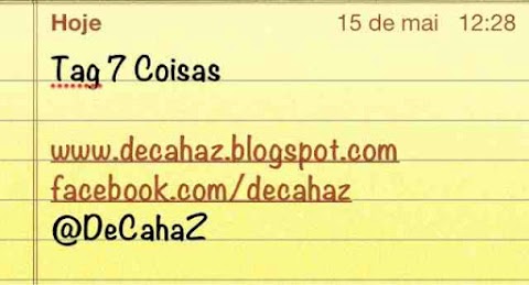 Tag: 7 coisas