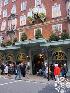 Image of the Entrance of Fortnum & Mason in London, England