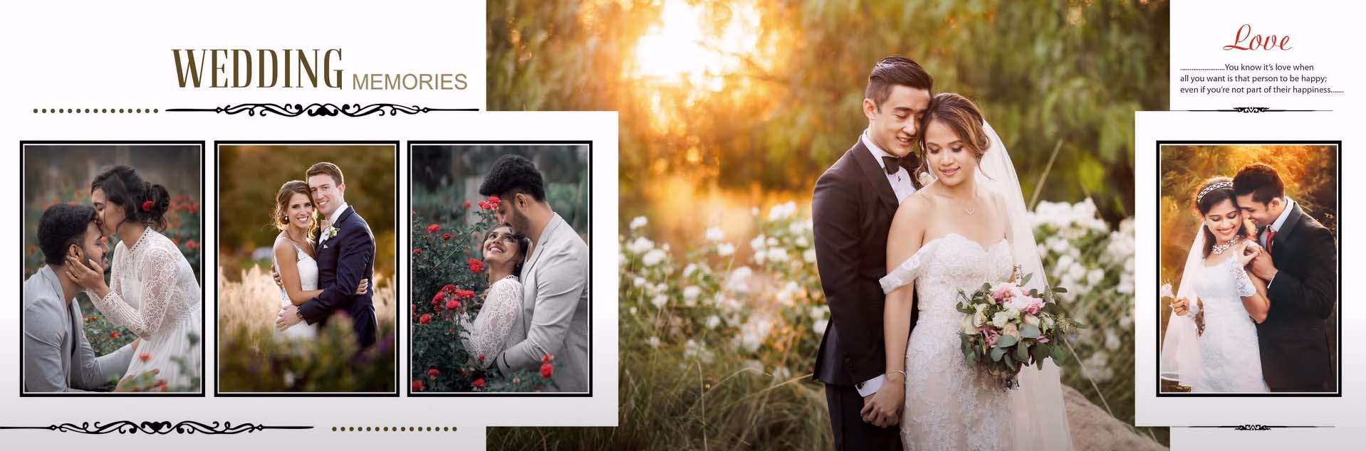 Wedding And Engagement Story Book Album Designs