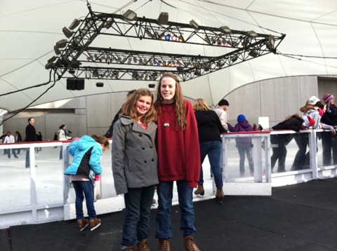 ice skating