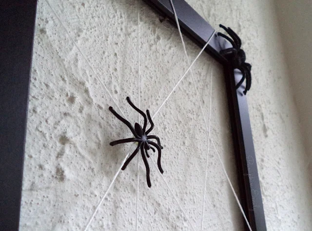DIY Spider Web Frame How To Make a Spider Web Frame