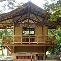 Menerima Pembuatan Rumah Bambu Gazeboo dan Saung Lesehan 