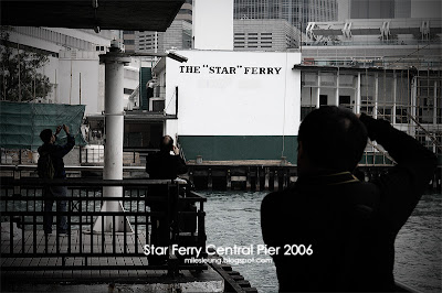 Demolition of Star Ferry Central Pier, Hong Kong, 2006