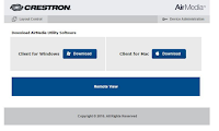 Crestron Airmedia Download Screen