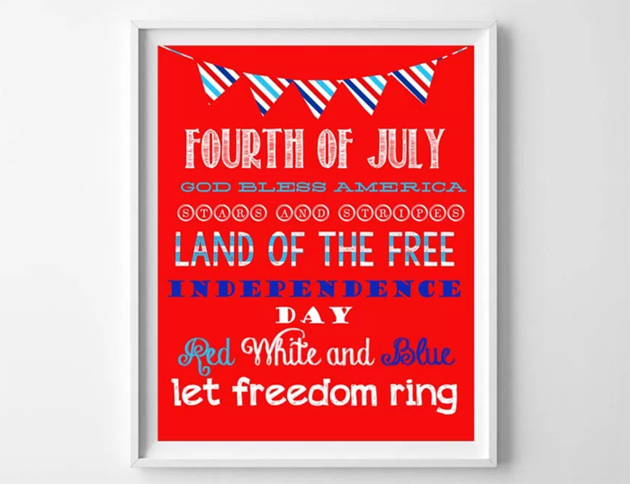 Fourth of July Art