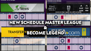 PES 2017 | NEW SCHEDULE MASTER LEAGUE AND BECOME LEGEND