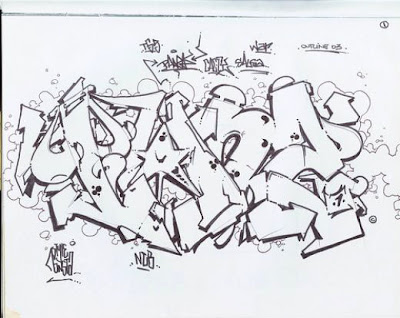 Wildstyle Graffiti Sketches