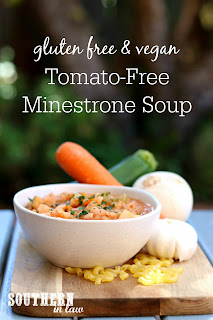 Healthy Tomato Free Minestrone Soup Recipe