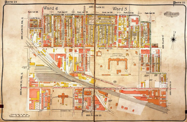 Plate 21, Goad's Atlas of the City of Toronto, 1924