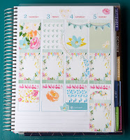 Plan With Me: Swept Away ~ Genuinely Erin | Plan the week with me using my new weekly Erin Condren Life Planner weekly kit, Swept Away! You can find it on my Etsy shop, Genuinely Erin Designs!