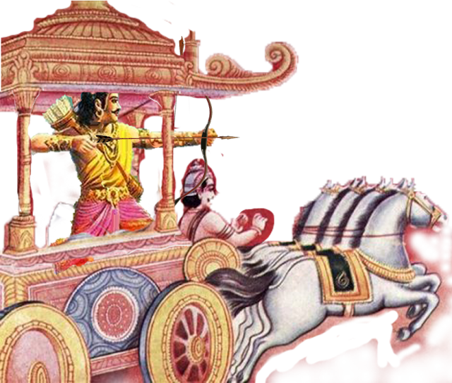 Arjuna Krishna Battle