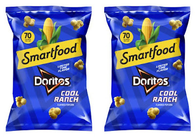 Smartfood Doritos Cool Ranch-flavored popcorn bags