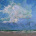 Storm Brewing 2, Acrylic, Seascape Painting by AZ Artist Amy Whitehouse