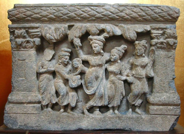 Imagen 905A | El nacimiento de Siddhartha Gautama, Gandhara, siglo II-III d.C. | Anónimo / Atribución-Compartir igual 3.0 No exportado