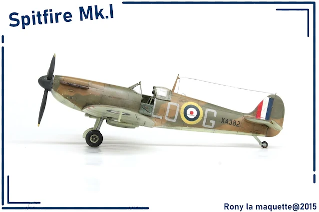 Spitfire MkI d'Airfix au 1/48.