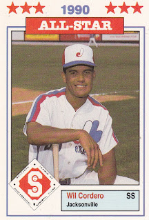 Wilfredo Cordero 1990 Jacksonville Expos card