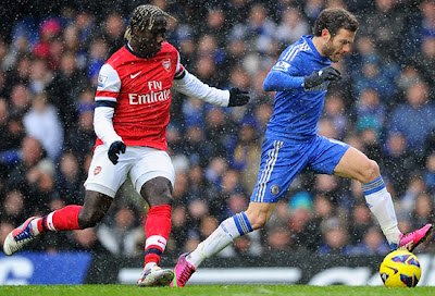 Juan Mata Chelsea v Song Arsenal 20132014