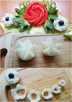 how to make onion flowers