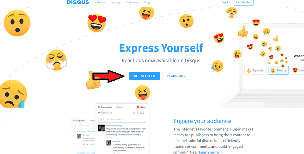 Get Started Disqus