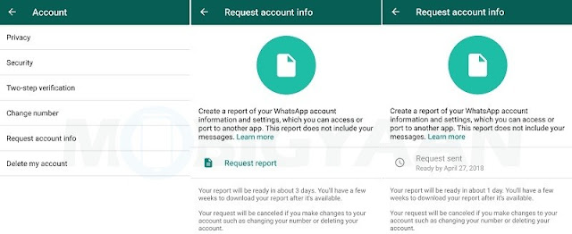 Fitur Baru WhatsApp Request Account Info Fitur WhatsApp Terbaru Request Account Info