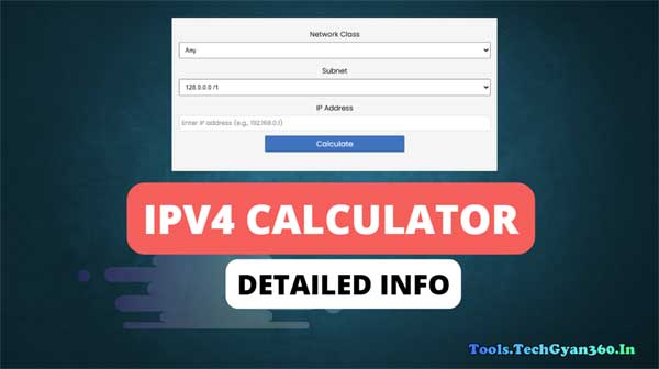 IP Address Calculator (IPv4 Subnet Calculator)