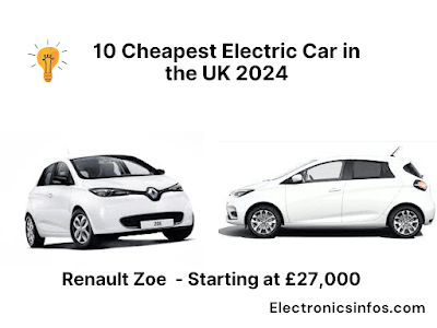 Renault Zoe  - Starting at £27,000