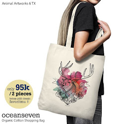 OceanSeven_Shopping Bag_Tas Belanja__Nature & Animal_Animal Artworks 6 TX